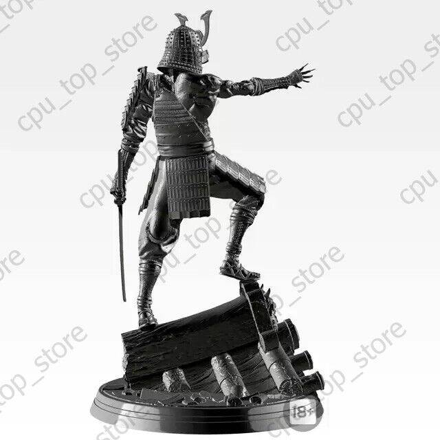 1/24 Resin Model Kit Japanese Samurai Warrior Ghost Skeleton Unpainted - Model-Fan-Store