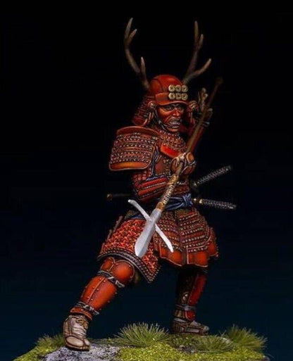 1/24 Resin Model Kit Japanese Samurai Warrior Unpainted - Model-Fan-Store