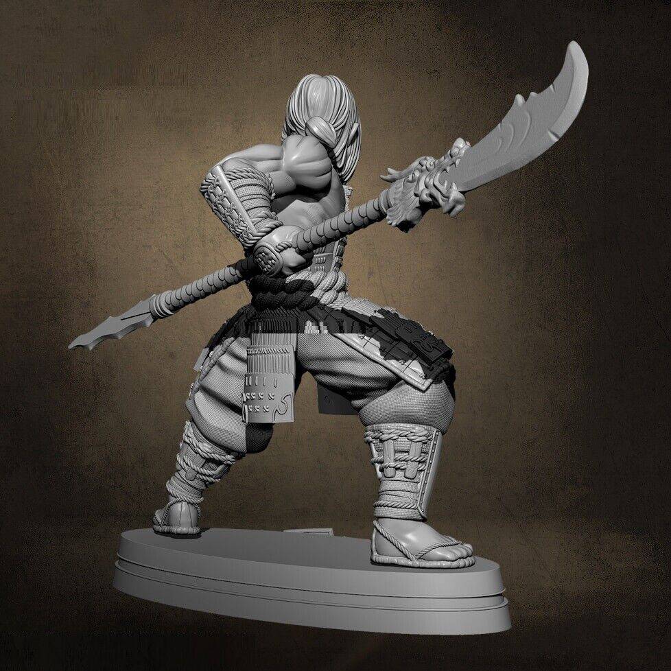 thumbnail image 2 of Conan 1/24 Resin Figure Model Kit – Unpainted Unassembled, White Resin, TD-3064 2 of 5