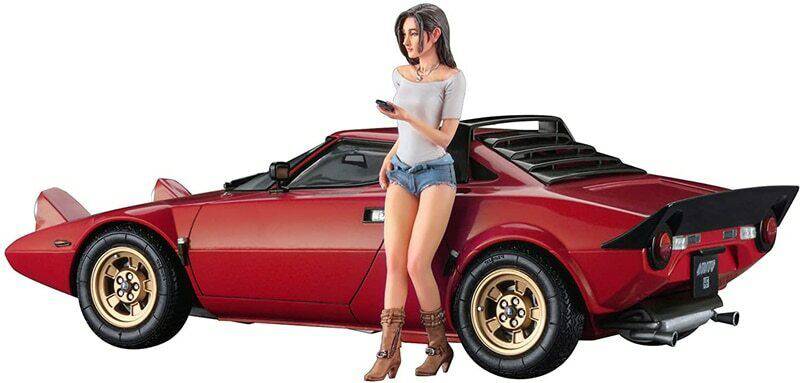 1/24 Resin Model Kit Modern Beautiful Girl Speed Racing (no car) Unpainted XXX - Model-Fan-Store