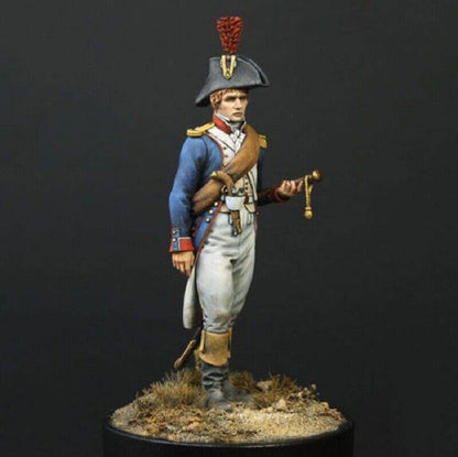 1/24 Resin Model Kit Napoleonic Wars French Officer Unpainted - Model-Fan-Store