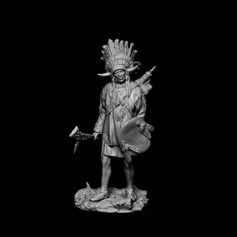1/24 Resin Model Kit Native American Indian Sioux Chief Unpainted - Model-Fan-Store
