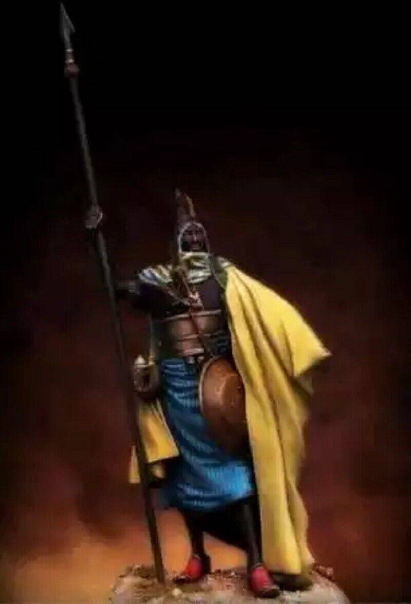 1/24 Resin Model Kit Nubian Warrior Palace Guard Unpainted Unassembled - Model-Fan-Store