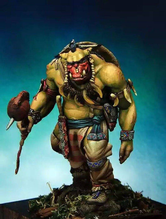 1/24 Resin Model Kit Orc Warrior Shaman Warcraft Unpainted - Model-Fan-Store