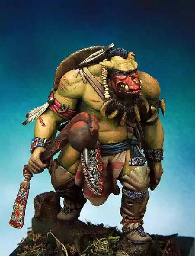 1/24 Resin Model Kit Orc Warrior Shaman Warcraft Unpainted - Model-Fan-Store