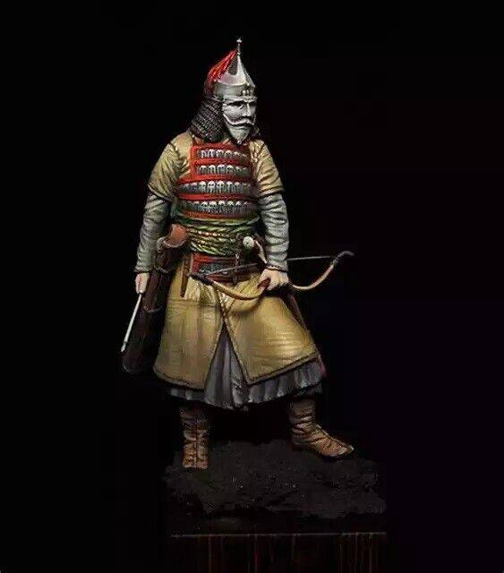 1/24 Resin Model Kit Polovtsy Mongolian Warrior Unpainted Unassembled - Model-Fan-Store