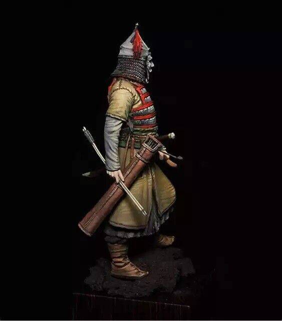 1/24 Resin Model Kit Polovtsy Mongolian Warrior Unpainted Unassembled - Model-Fan-Store