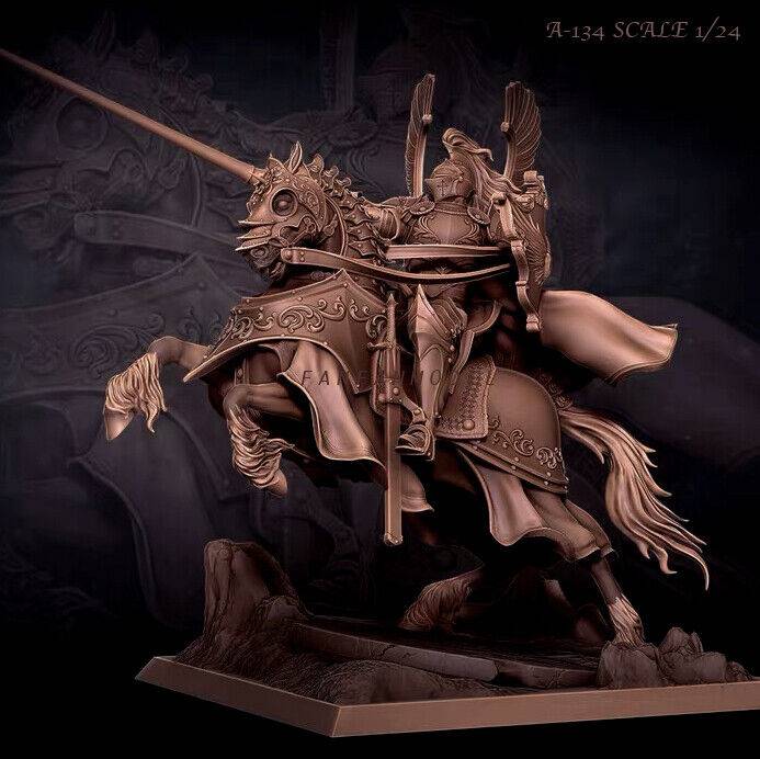 1/24 Resin Model Kit Royal Angel Knight Warrior Unpainted A28 - Model-Fan-Store