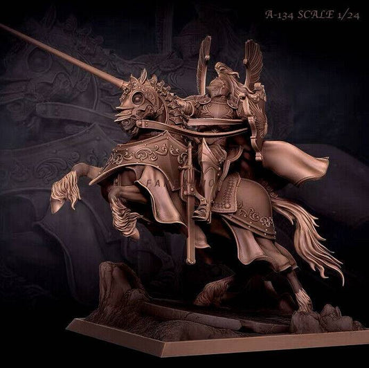 1/24 Resin Model Kit Royal Angel Knight Warrior Unpainted A28 - Model-Fan-Store