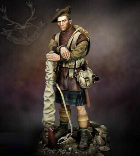 1/24 Resin Model Kit Scottish Warrior Highlander Unpainted Unassembled - Model-Fan-Store