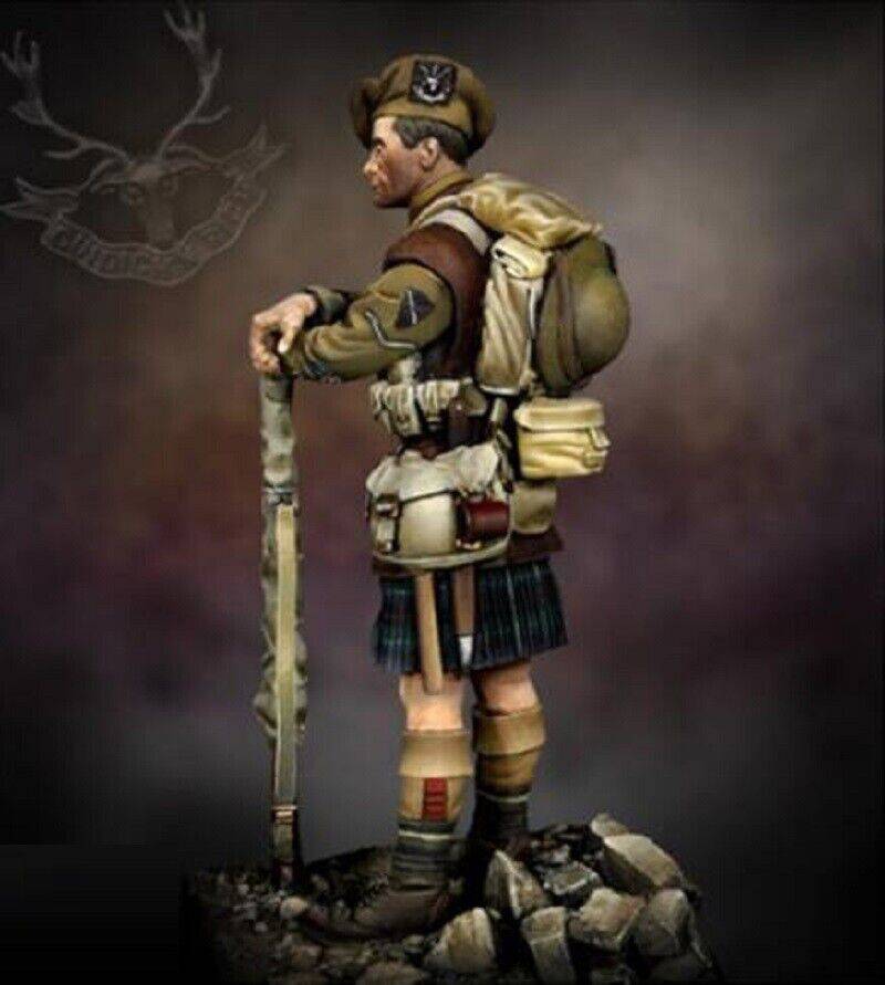 1/24 Resin Model Kit Scottish Warrior Highlander Unpainted Unassembled - Model-Fan-Store