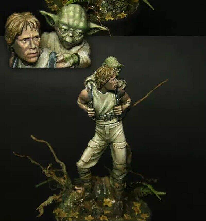 1/24 Resin Model Kit Star Wars Han Solo Bar Yoda Miniatures Unpainted - Model-Fan-Store
