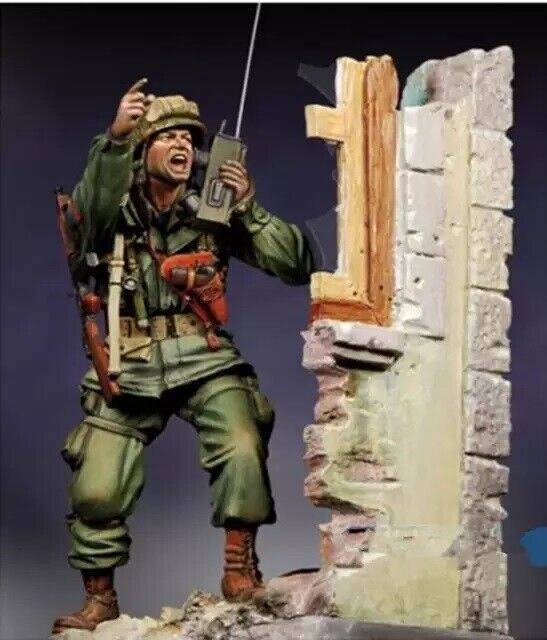 1/24 Resin Model Kit US Soldier Infantry WW2 Unpainted - Model-Fan-Store