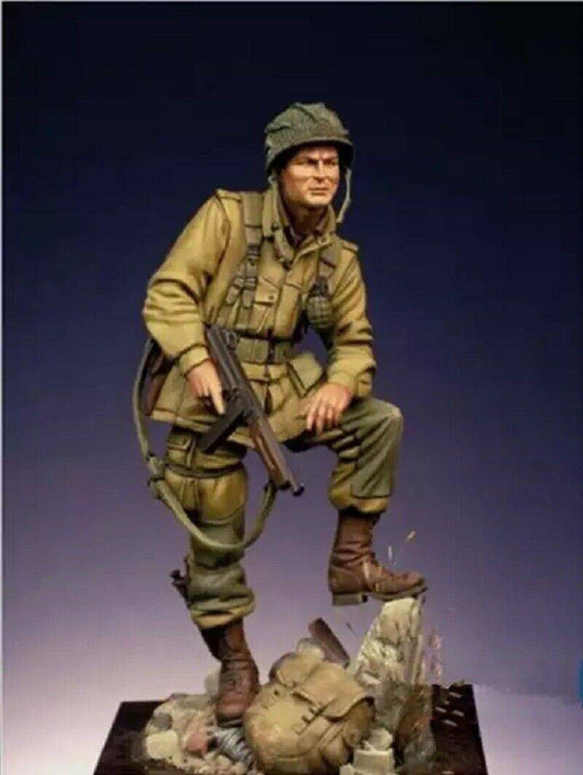 1/24 Resin Model Kit US Soldier Infantry WW2 Unpainted - Model-Fan-Store