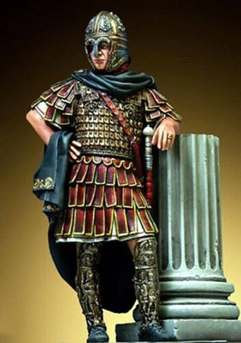 Roman Kit 1/24 Resin Model Kit Warrior Ancient Roman Officer (with base) Unpaint ...