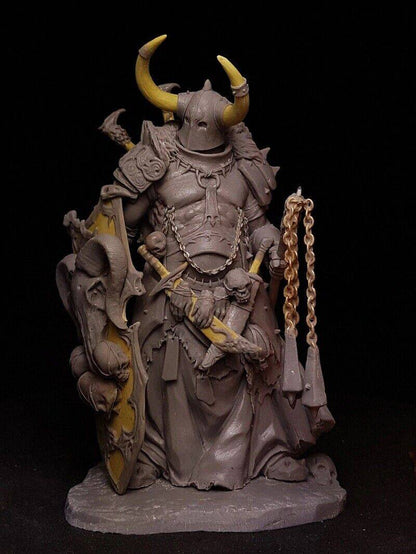 1/24 Resin Model Kit Warrior Barbarian Demon Bounty Hunter Unpainted - Model-Fan-Store