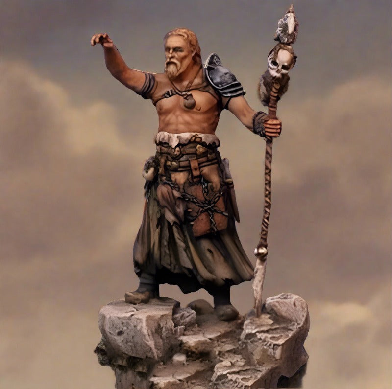 1/24 Resin Model Kit Warrior Barbarian Shaman Sorcerer the Farseer Unpainted