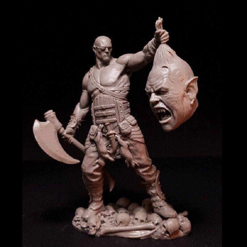 1/24 Resin Model Kit Warrior Head Hunter Unpainted - Model-Fan-Store