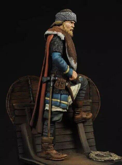 1/24 Resin Model Kit Warrior Northern Merchant Viking Unpainted - Model-Fan-Store