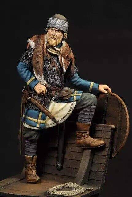 1/24 Resin Model Kit Warrior Northern Merchant Viking Unpainted - Model-Fan-Store