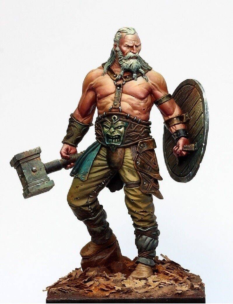 1/24 Resin Model Kit Warrior Viking Barbarian Garage Unpainted - Model-Fan-Store