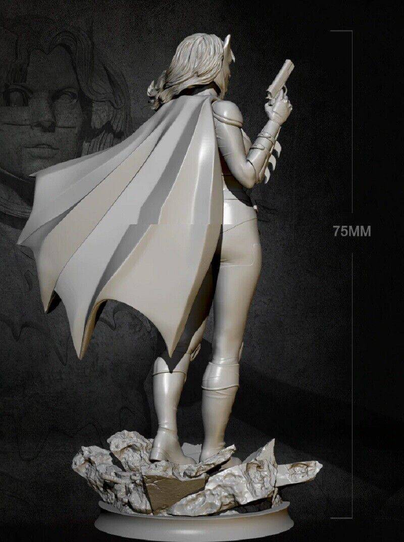 1/24 Resin Plastic Mode Kit Beautiful Girl Woman Batman Batwoman Unpainted Unassamble - Model-Fan-Store