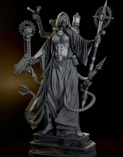 1/24 Resin Steampunk Model Kit Beautiful Girl Woman Preacher Unpainted - Model-Fan-Store