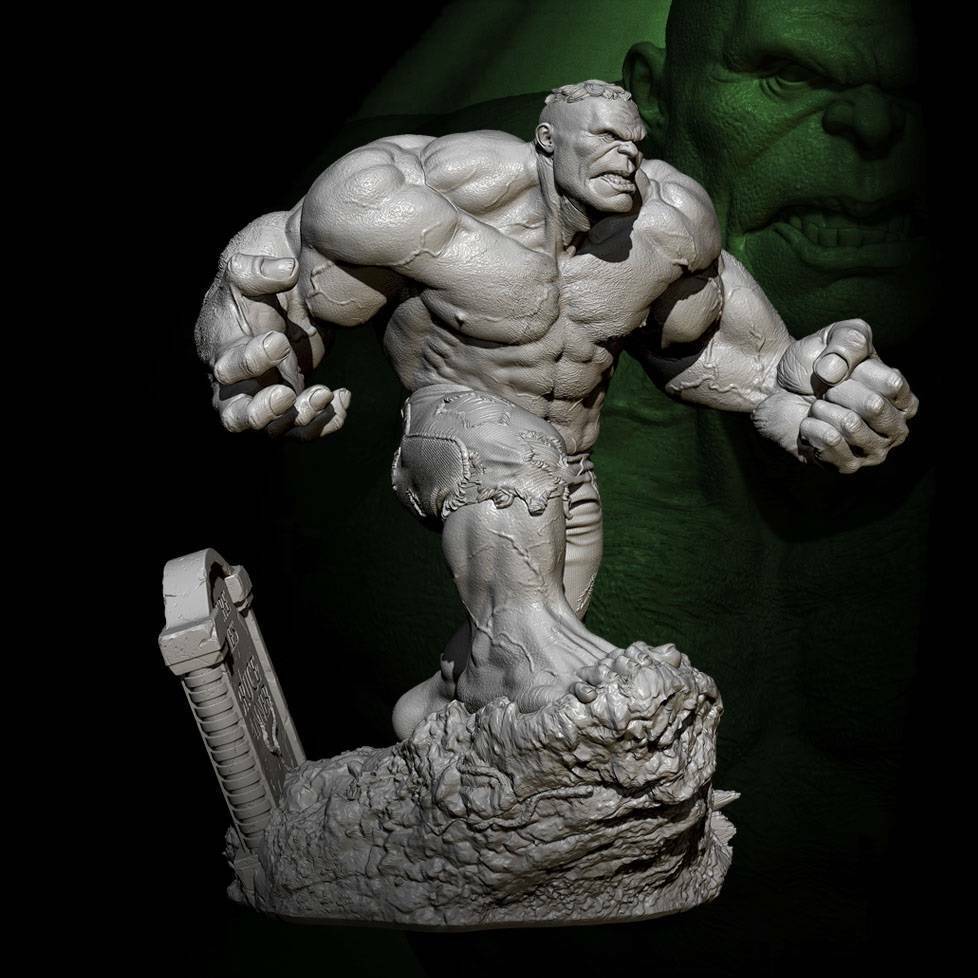 1/24 Resin Superhero Model Kit Hulk Unpainted - Model-Fan-Store