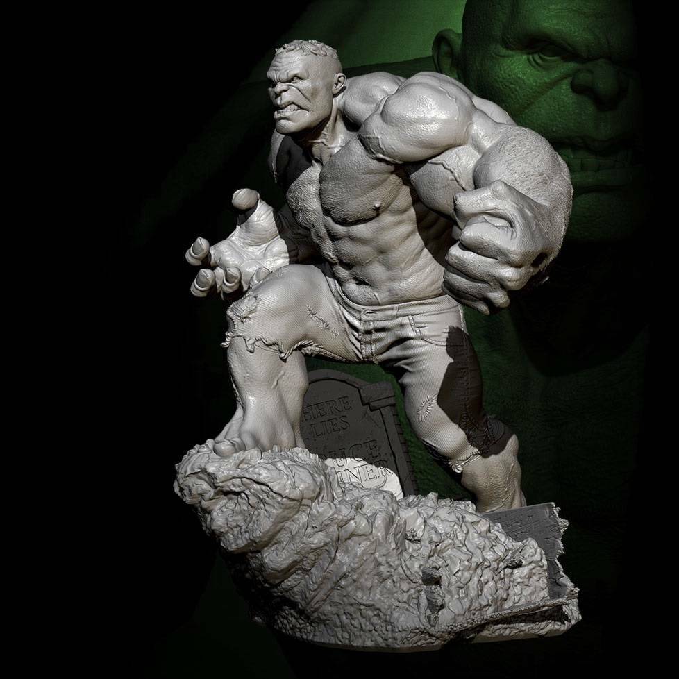 1/24 Resin Superhero Model Kit Hulk Unpainted - Model-Fan-Store