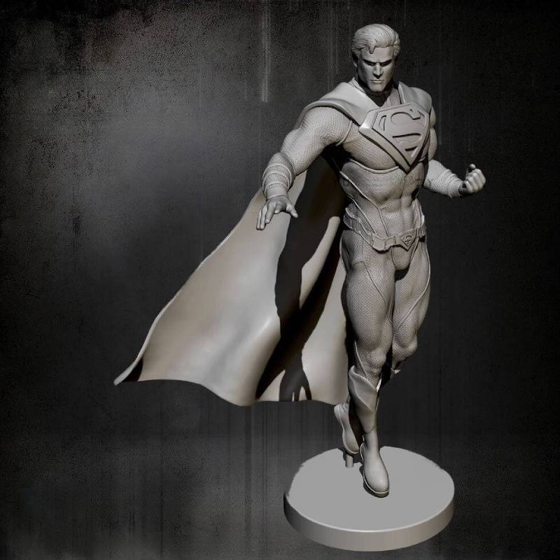 1/24 Resin Superhero Model Kit Superman TD-2269 Unpainted