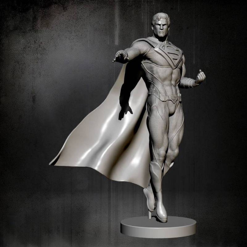 1/24 Resin Superhero Model Kit Superman TD-2269 Unpainted