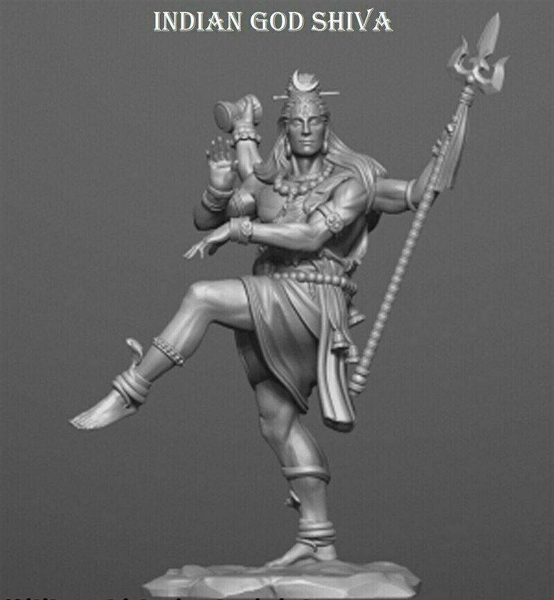 1/32 54mm Resin Model Kit Ancient God Shiva Unpainted C1 - Model-Fan-Store