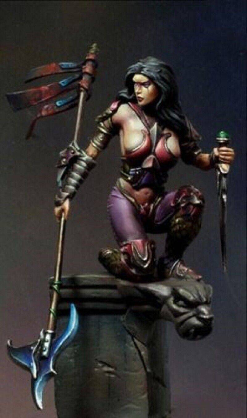 1/32 54mm Resin Model Kit Beautiful Girl Bloodrayne Warrior Unpainted - Model-Fan-Store