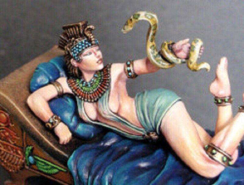 1/32 54mm Resin Model Kit Beautiful Girl Princess of Egypt Unpainted - Model-Fan-Store