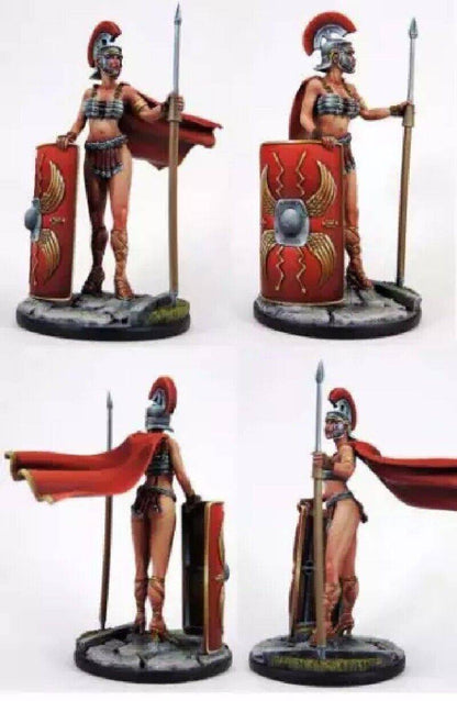 1/32 54mm Resin Model Kit Beautiful Girl Roman Woman Warrior Woman Unpainted - Model-Fan-Store