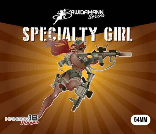 1/32 54mm Resin Model Kit Beautiful Girl Soldier Fantasy Unpainted - Model-Fan-Store