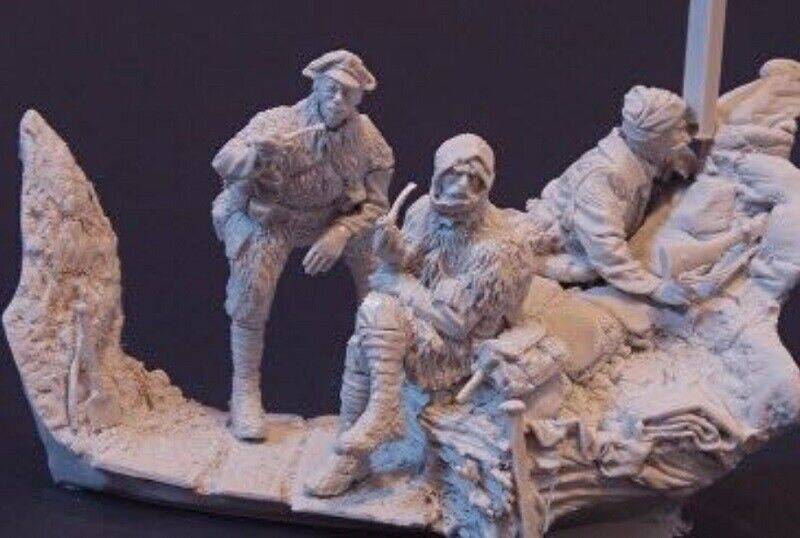 1/32 54mm Resin Model Kit British Soldiers in the Trench WW1 Unpainted - Model-Fan-Store