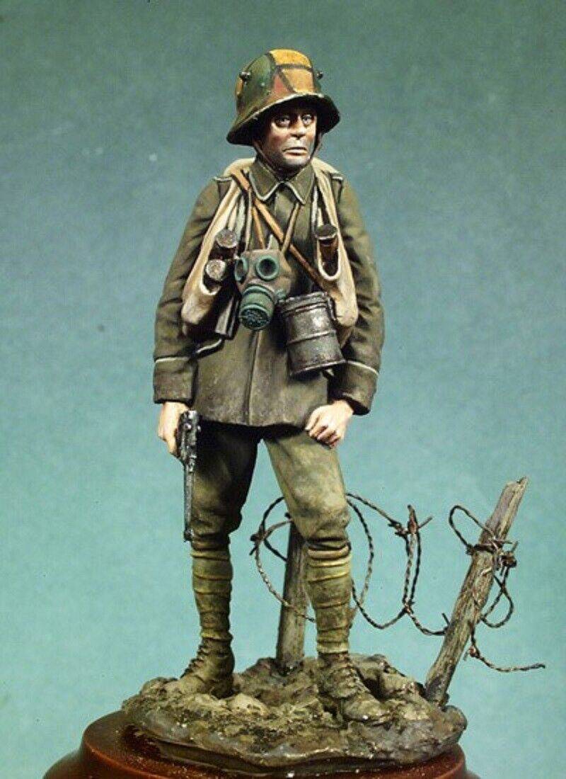 1/32 54mm Resin Model Kit German Soldier Stormtrooper WW1 Unpainted - Model-Fan-Store