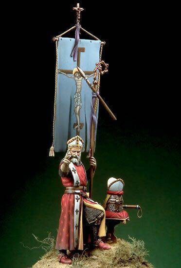 1/32 54mm Resin Model Kit Medieval Bishop Warrior (no base) Unpainted - Model-Fan-Store