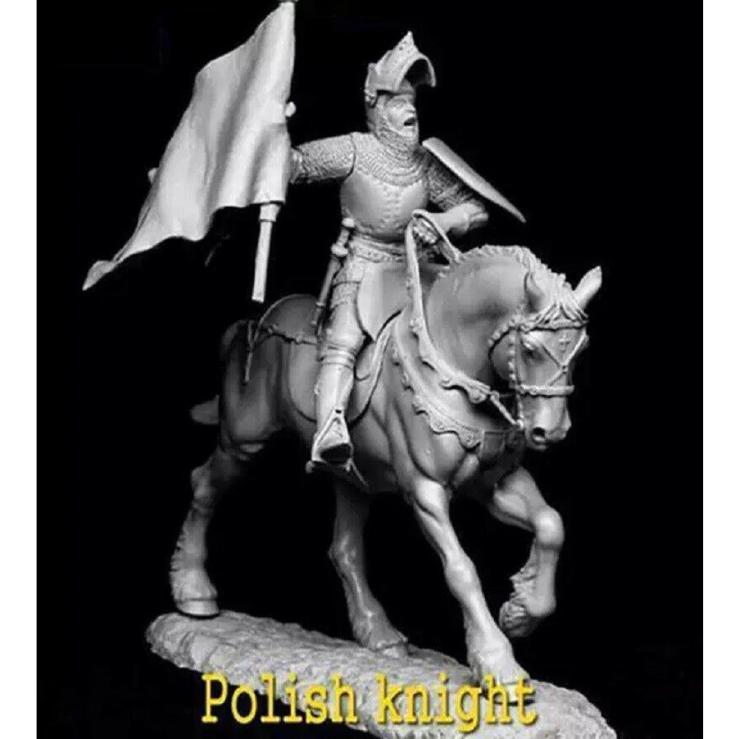 1/32 54mm Resin Model Kit Polish Horseman Knight Unpainted - Model-Fan-Store