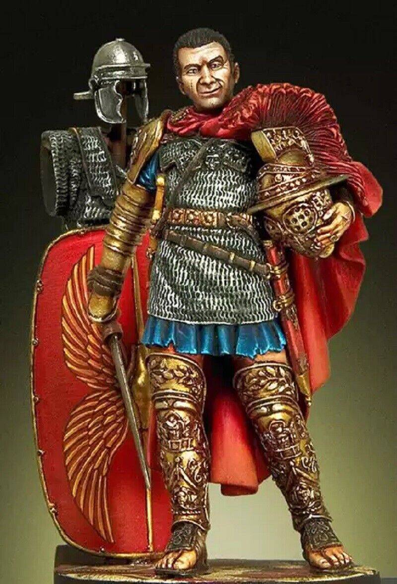 1/32 54mm Resin Model Kit Roman Gladiator Warrior (with base) Unpainted - Model-Fan-Store