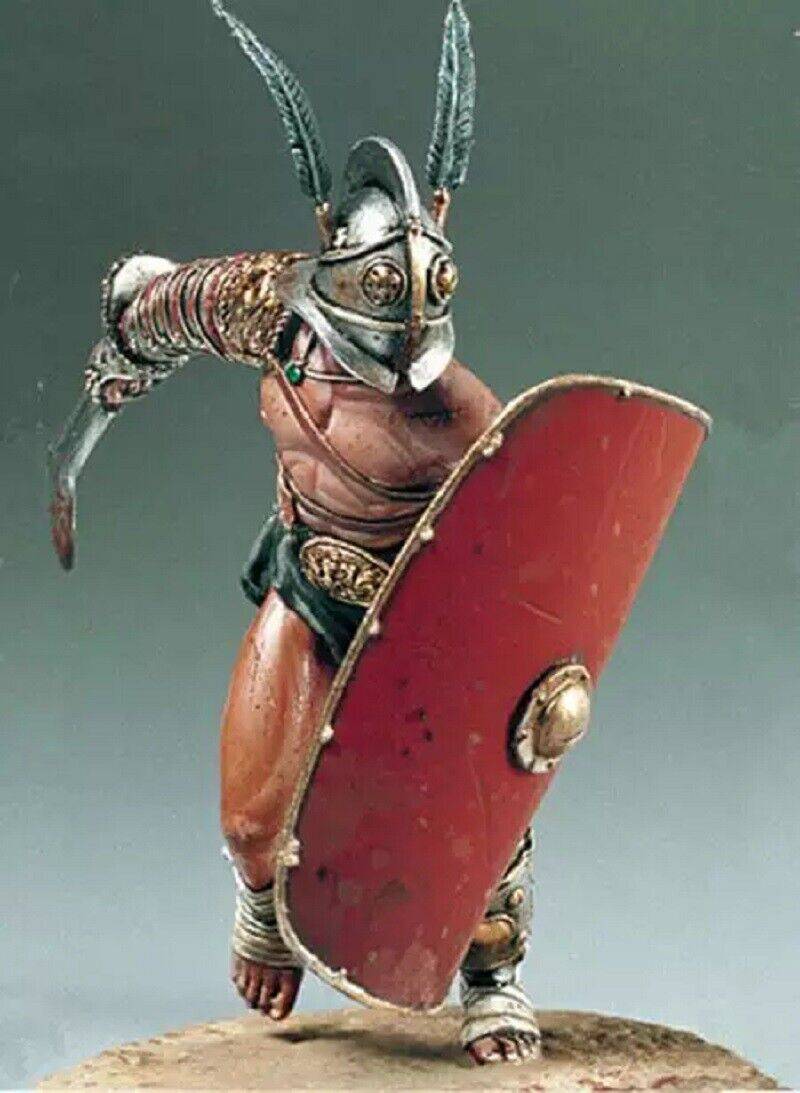 1/32 54mm Resin Model Kit Roman Gladiator with base Unpainted - Model-Fan-Store