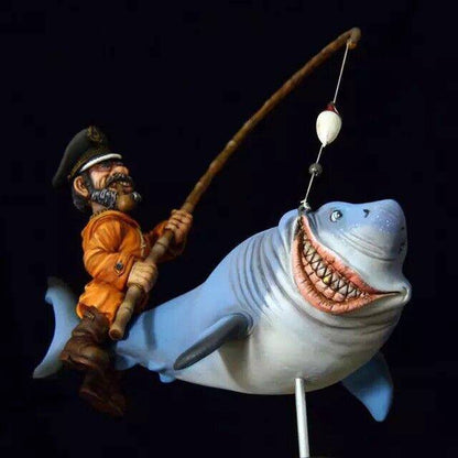 1/32 54mm Resin Model Kit Shark Sailor Unpainted - Model-Fan-Store