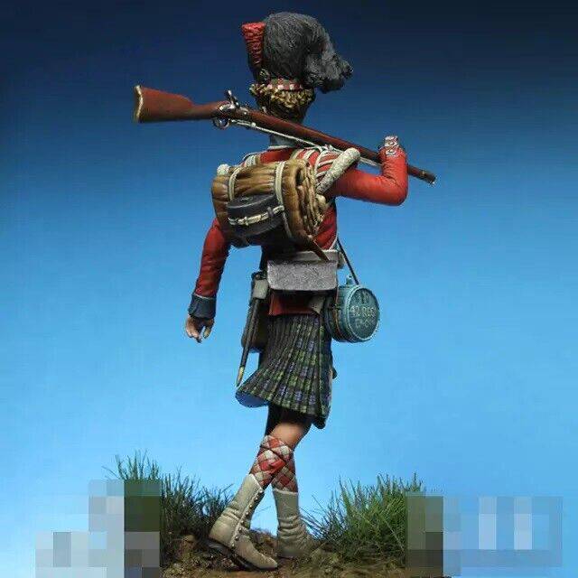 1/32 54mm Resin Model Kit Soldier Scottish Infantry Regiment Unpainted - Model-Fan-Store