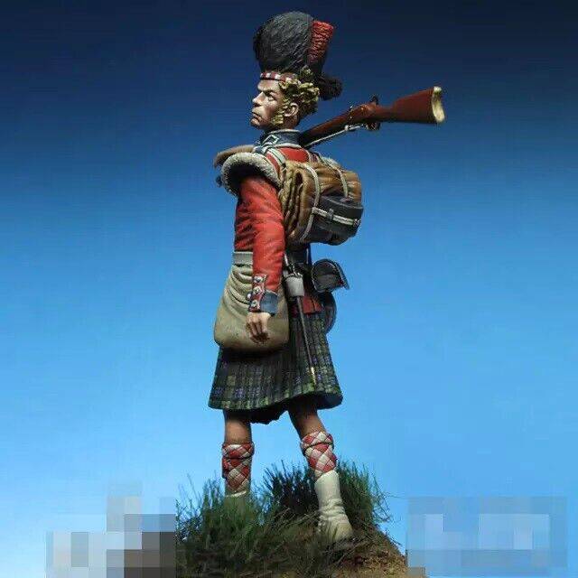 1/32 54mm Resin Model Kit Soldier Scottish Infantry Regiment Unpainted - Model-Fan-Store