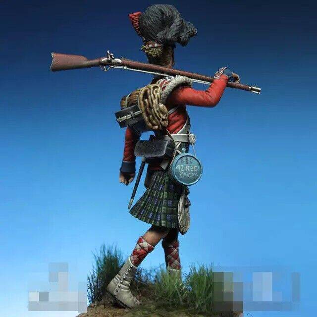 1/32 54mm Resin Model Kit Soldier Scottish Infantry Regiment Unpainted - Model-Fan-Store