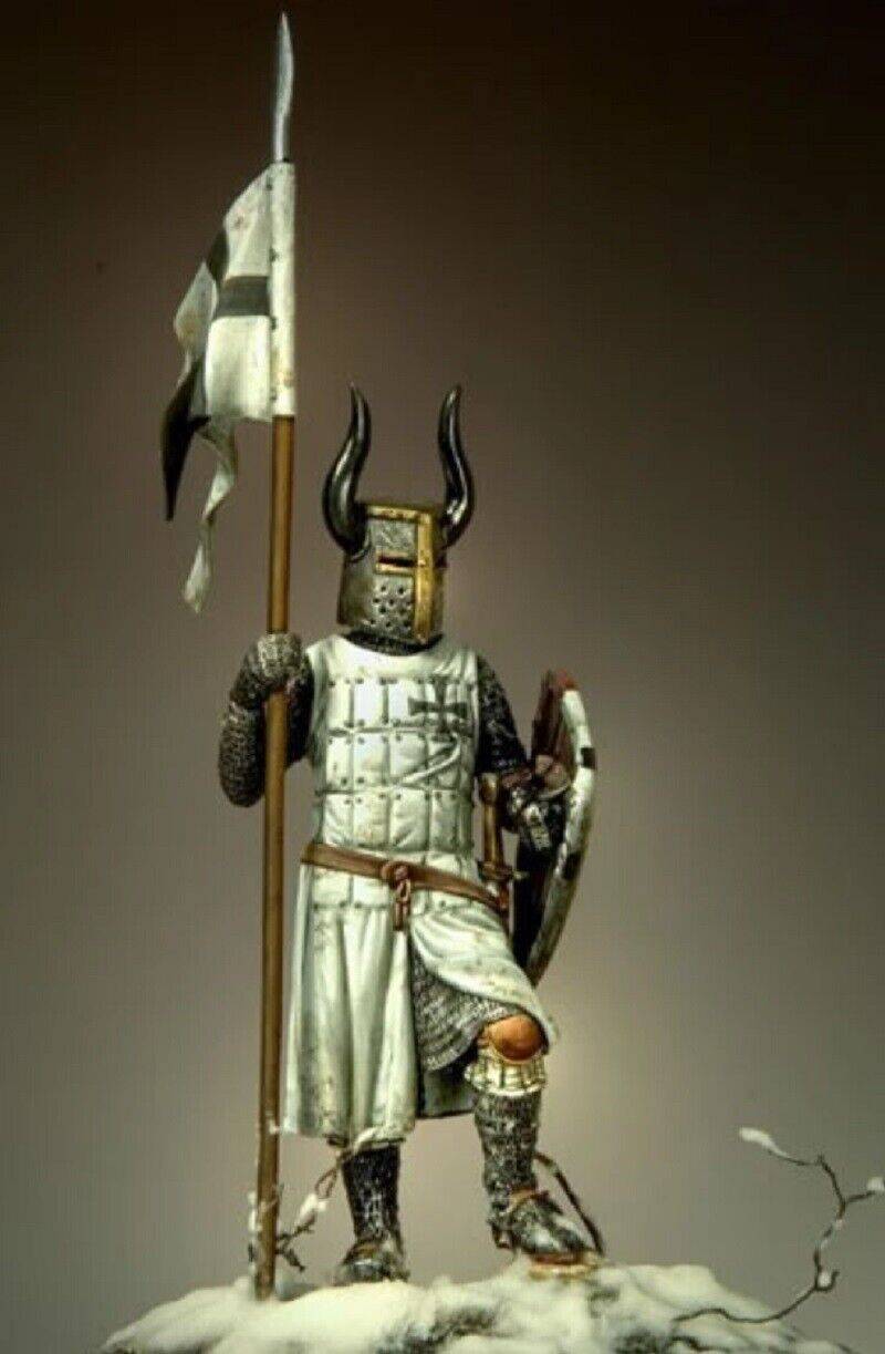 1/32 54mm Resin Model Kit Teutonic Knight Warrior Unpainted - Model-Fan-Store