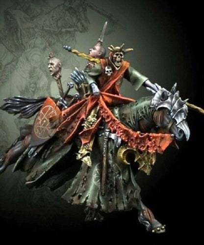 1/32 54mm Resin Model Kit Warrior Horseman of the Apocalypse Unpainted - Model-Fan-Store