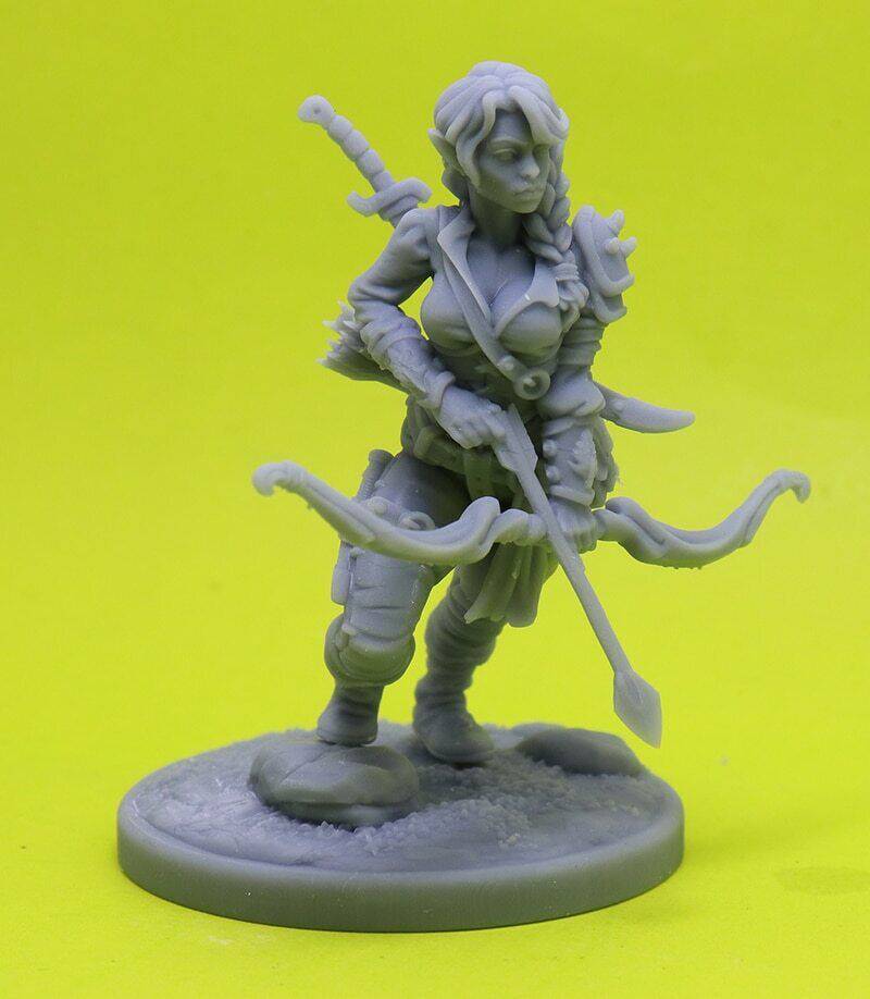 1/32 56mm 3D Print Model Kit Beautiful Girl Archer Huntress Unpainted - Model-Fan-Store