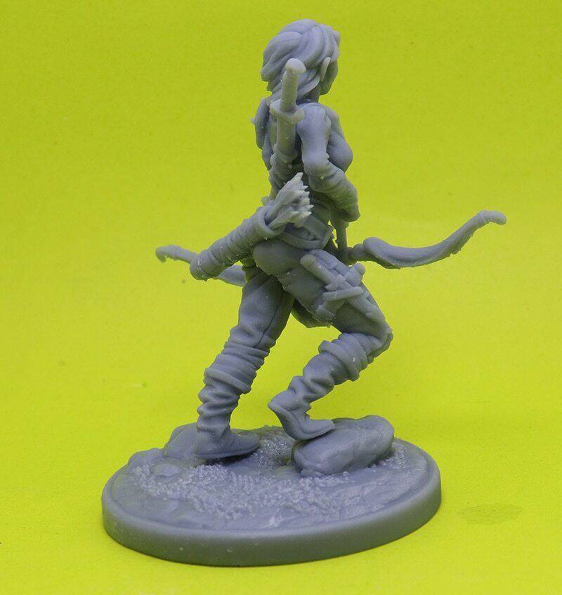 1/32 56mm 3D Print Model Kit Beautiful Girl Archer Huntress Unpainted - Model-Fan-Store